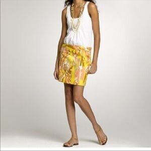 J. Crew Limoncello mini skirt 0